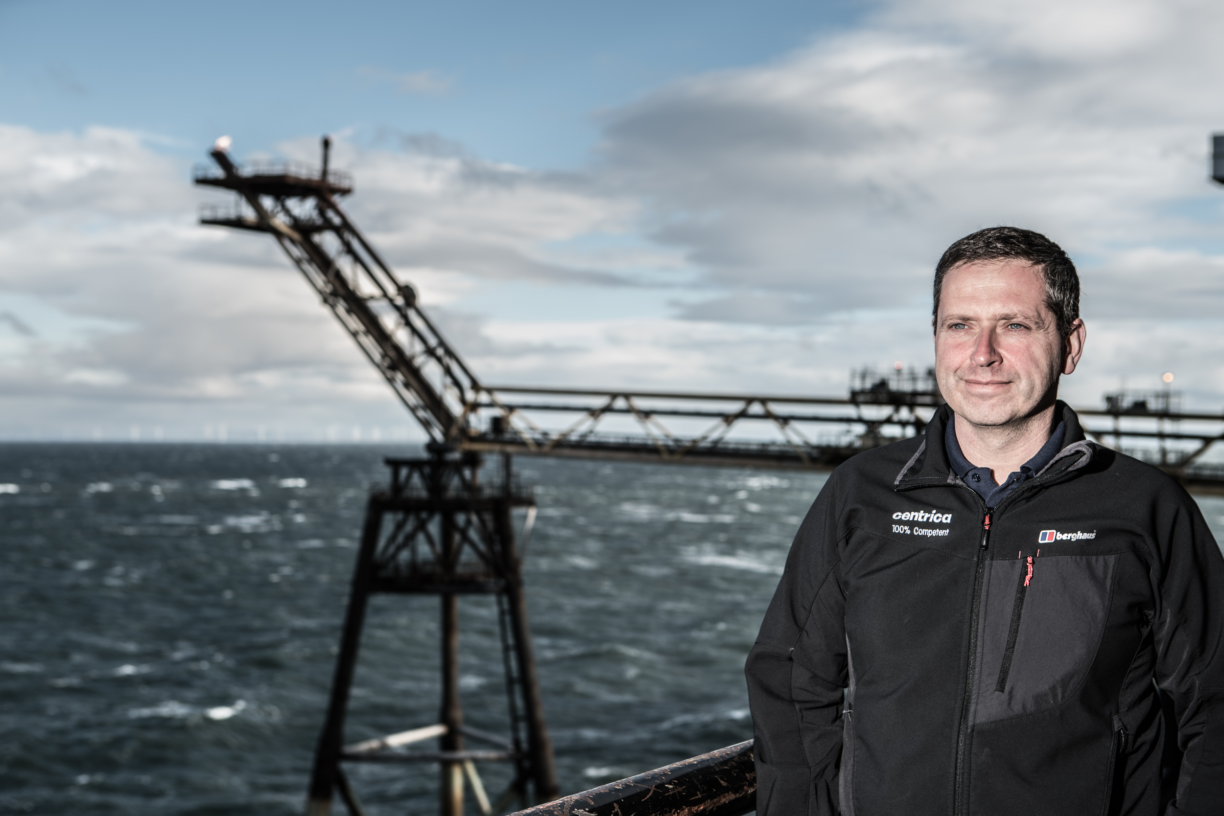 Offshore medic Norman Todd the Morecambe Bay Gas Rig CP1