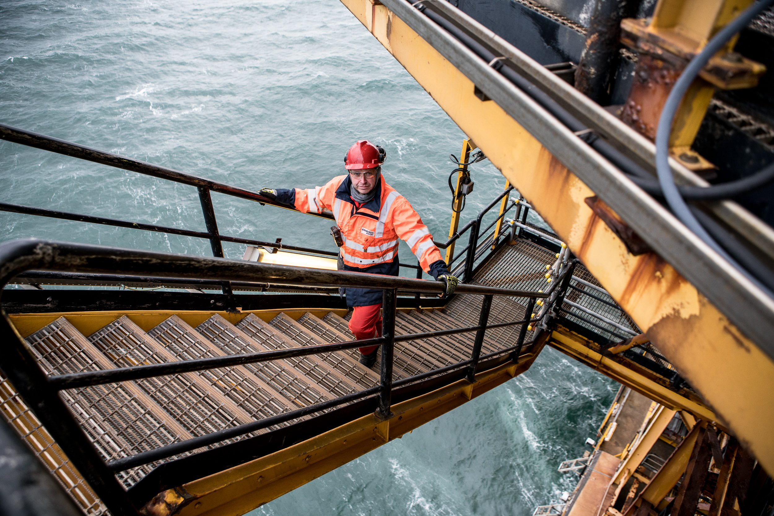 Offshore medic Norman Todd on the Morecambe Bay Gas Rig CP1